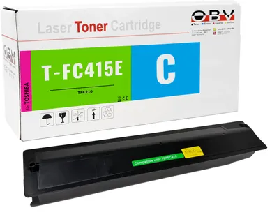 Produktbild von OBV Toner kompatibel mit Toshiba T-FC415E Cyan - e-STUDIO 2010AC-5015AC