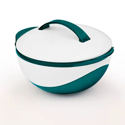 Produktbild von GOURMETmaxx Thermoschüssel metallic 1100 ml Schüssel warmhalten kühlhalten Essen