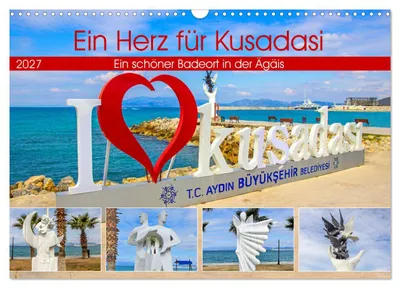 Produktbild von Ein Herz für Kusadasi (Wandkalender 2027 DIN A3 quer), CALVENDO Monatskalender