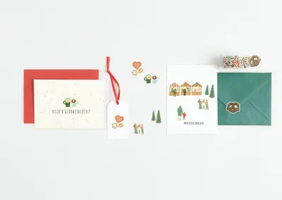 Produktbild von Washi Sticker WeihnachtsmarktMIX