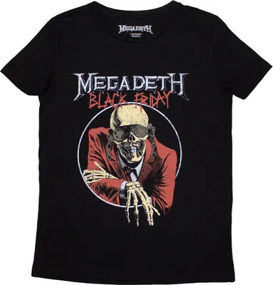 Produktbild von Megadeth - "Black Friday" T-Shirt für Damen RO12553 (M) (Schwarz)