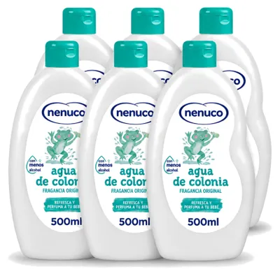 Productafbeelding van 6 x Nenuco Eau de Cologne - 500 ml - Voordeelverpakking - 6 stuks