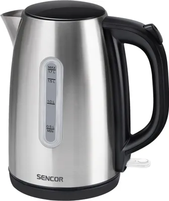 A studio shot of a SENCOR electric kettle.