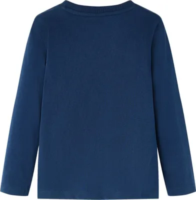 Immagine prodotto di vidaXL Camicia a maniche lunghe per bambini blu navy 104