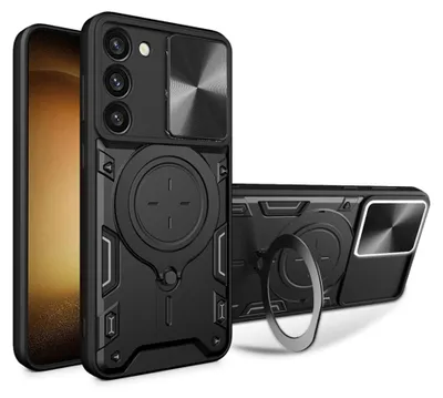 Produktbild von Techsuit CamGuard Pro Back Cover Hülle für Samsung Galaxy S23 - Schwarz