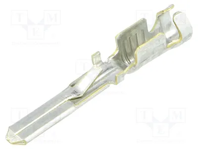 Immagine prodotto di 5 connettori a contatto, maschio, placcati in stagno, per cavi da 1 a 2,5 mm², morsetto a crimpare 928794-2. Altri connettori