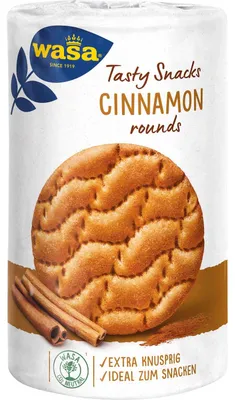 Produktbild von Wasa Tasty Snacks Rounds Cinnamon 267g