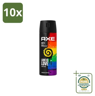 Image de 10 sprays déodorants Axe, format 150 ml - Pack économique - 10 pièces