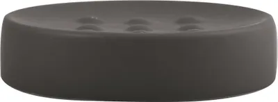 Immagine prodotto di Spirella portasapone look pietra accessori decorativi per il bagno portasapone "Tube" Dimensioni: 11 x 11 x 3 cm - Grigio opaco