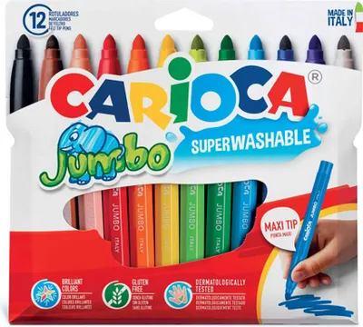 Zdjęcie produktu dla Marker Carioca Jumbo 12 sztuk, jeden rozmiar