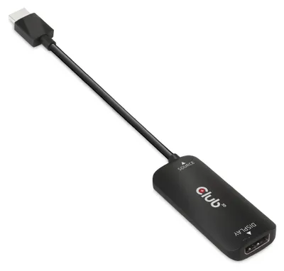 Productafbeelding van Club 3D CAC-1335 Club3D Adapter: HDMI + MicroUSB naar DisplayPort. 4K120Hz, actieve conversie, retailverpakking