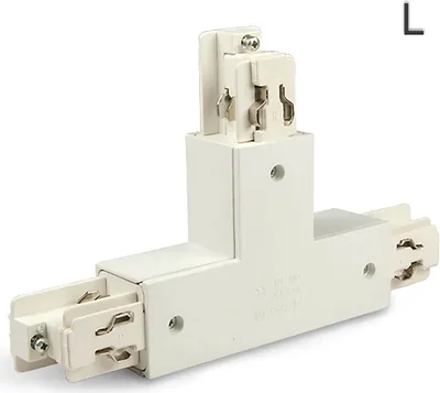 Produktbild von ISOLED 3-Phasen Classic T-Verbinder N-Leiter rechts, Schutzleiter links, weiß