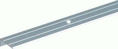Produktbild von Alberts® Treppenkanten-Schutzprofil, Alu-2 m-bronzefarbig eloxiert-24,5x20 mm