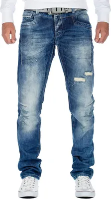 Produktbild von Cipo & Baxx Herren Jeans BA-CDC104BANS Blau, W29/L32