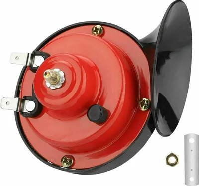 Produktbild von 12V 300DB Super Laut Zug Horn Wasserdicht für Motorrad Auto Lkw SUV Boot Rot