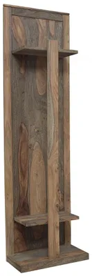 Immagine prodotto di MASSIVMOEBEL24 | NATURE GREY #002 Attaccapanni in legno di sheesham - oliato / grigio 55x35x200