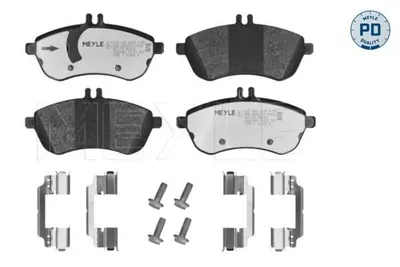 Produktbild von MEYLE 025 243 0620-1/PD Bremsbeläge Vorne passend für MERCEDES-BENZ C-Klasse Limousine (W204) C-Klasse T-modell (S204) E-Klasse Limousine (W212)