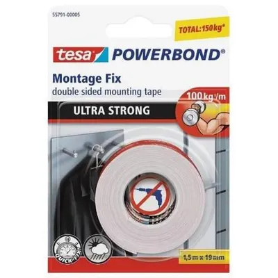 Zdjęcie produktu dla Páska montážní Tesa Powerbond, 19 mmx1,5 m, oboustranná, extra silná