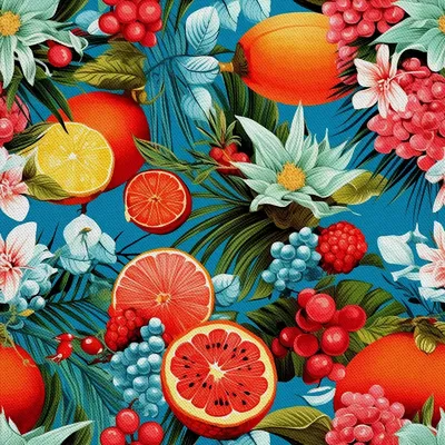 Productafbeelding van Buitenkussens Oxford - Motief: Fruit | DX6272