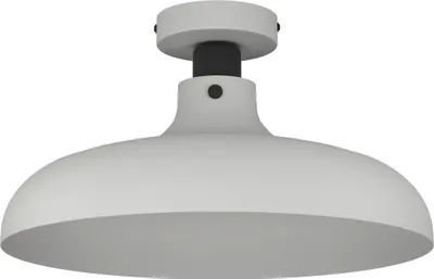 Produktbild von EGLO Deckenleuchte Matlock, minimalistische Deckenlampe, Deckenbeleuchtung Metall in Grau und Schwarz, Küchenlampe mit E27 Fassung