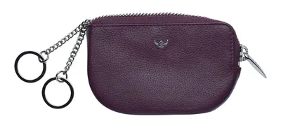 Produktbild von Golden Head Leder Schlüsselmäppchen Madrid Zipped Key Case Amarone dunkelviolett