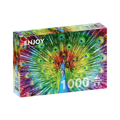 Image de Puzzle 1000 pièces Enjoy – Paon coloré