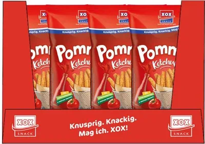 Produktbild von XOX Pommes Ketchup 24x25g