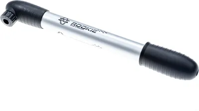 Produktbild von SKS Rookie Fahrrad Luft Pumpe für Gepäckträger 275-415mm AV Auto Ventil Schrader Schwarz Silber