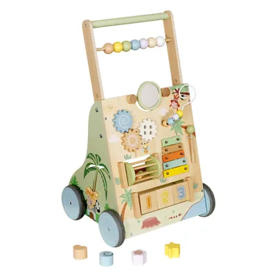 Produktbild von Holz Lauflernwagen mit Motorikspielzeug Activity Board ab 12 Monaten