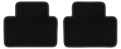 Image de Tapis arrière en moquette pour Vovlo EX30 2023- (crossover) – 2 pièces, noirs, sur mesure – Wielganizator LUX