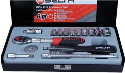Produktbild von SELTA Werkzeug-Set SE-2516 Chrom-Vanadium-Stahl