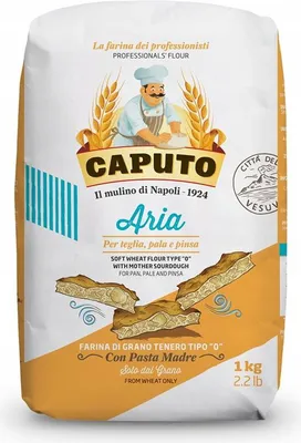 Obrázek produktu pro Caputo Aria 1 kg italská mouka s kvasem na pizzu a pinsu typu 0