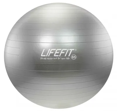 Obrázek produktu pro Gymnastický míč LIFEFIT® ANTI-BURST 65 cm, stříbrný