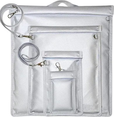 Produktbild von 4 Stück Faraday-Taschen, Faraday-Handytaschen ohne Fenster, Signalblocker-Tasche, wasserdicht und feuerfestes Signalblocker für Autoschlüssel