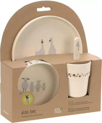 Produktbild von Lässig 1310062841 TINY Farmer Sheep & Goose Baby-Geschirr