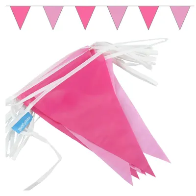 Produktbild von Goodymax® Wimpelkette 10 m Pink-Rosa