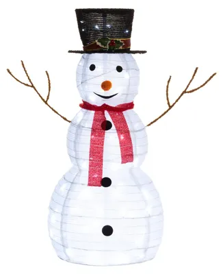 Produktbild von Lichtender Deko-Schneemann, 80 LED-Dioden, 43 x 43 x 90 cm