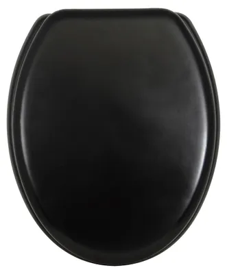 Produktbild von MSV 3700703993421, Verlängert, Harter Toilettensitz, Schwarz, MDF-Platten, 365 mm, 425 mm