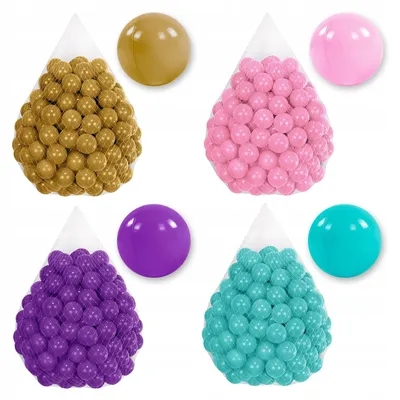 Produktbild von Bälle Für Bällebad 7 cm - 200 Stück - Bunte Babybälle Plastikbälle Baby Spielbälle | TUPPI
