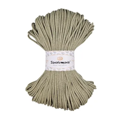Obrázek produktu pro Bavlněná šňůra s jádrem 3 mm 100 m, příze na macramé, šňůra na macramé, háčkovaná šňůra, šňůra na macramé, přírodní příze, 3mm šňůra, pletená bavlněná šňůra