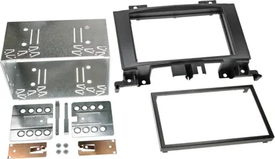 Image de Adaptateur de façade 2-DIN pour Mercedes Sprinter (W906)/ VW Crafter noir