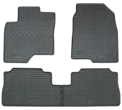 Rigum Gummi Fußmatten Set für Opel Antara, Mod. Bj. 2006-2015, 4-teilig, schwarz