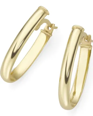 Produktbild von Creolen Luigi Merano ovale Form, glänzend, Gold 375 Gold Onesize