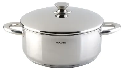 Productafbeelding van WECOOK! Roestvrijstalen kookpan met deksel, 30 cm