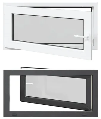 Obrázek produktu pro vidaXL Okno do sklepa s otvíráním a otáčením, model RISOR, rozměry 100 x 50 cm