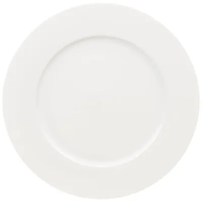 Zdjęcie produktu dla Villeroy & Boch White Pearl, Talerz obiadowy, Okrągły, Porcelana, Biały, White Pearl, 30 cm