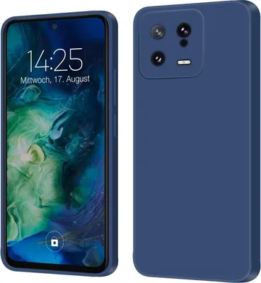 Produktbild von Hülle für Xiaomi 13 5G Case Cover Bumper Silikon Softgrip Schutzhülle Farbe: Blau