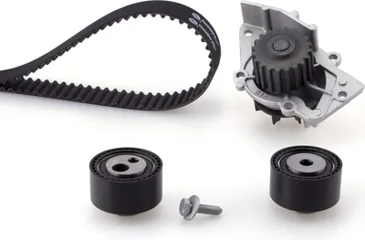 Produktbild von GATES KP15588XS Zahnriemensatz + Wasserpumpe passend für PEUGEOT 807 MPV für CITROËN C8 II für SUZUKI Grand Vitara I SUV (FT, HT) für FIAT Ulysse