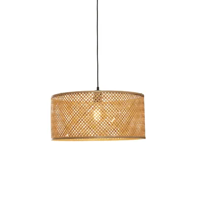 Produktbild von GOOD&MOJO - Hängeleuchte Java - Bambus - Ø50cm Hängelampe - Esstischlampe - Wohnzimmerlampe - Schlafzimmerlampe - Wohnzimmer