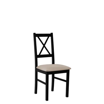 Immagine prodotto di Sedia da pranzo con seduta imbottita DANBURY 10 - nero / beige